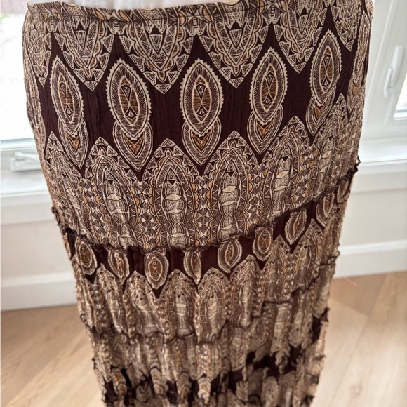 Jessica Boho Tiered Maxi Skirt 🤎 - Picture 2 of 4
